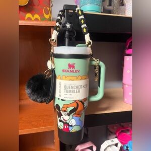 Stanley Green Quencher H2.0 Tumbler with Mickey Design